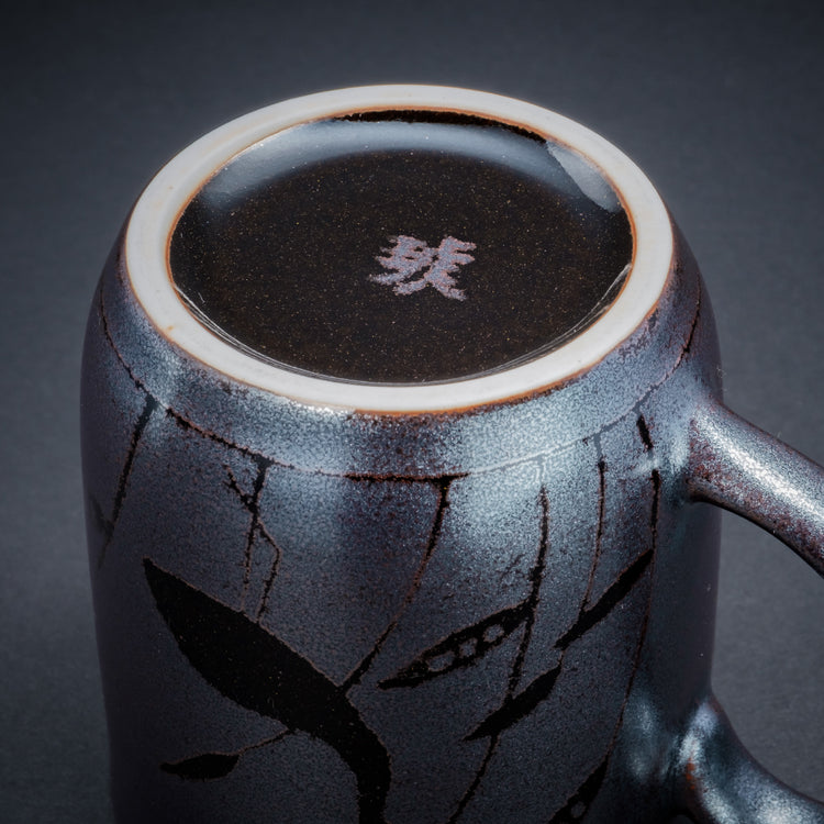 天目银彩鹭鸟图案马克杯(鹭)