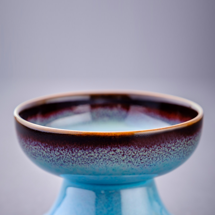 ORIGINAL Shinsya Tenmoku Cat Food Bowl (Blue)