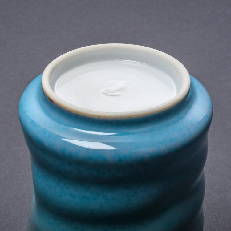 Shinsya Tenmoku Shaped Yunomi (Blue)
