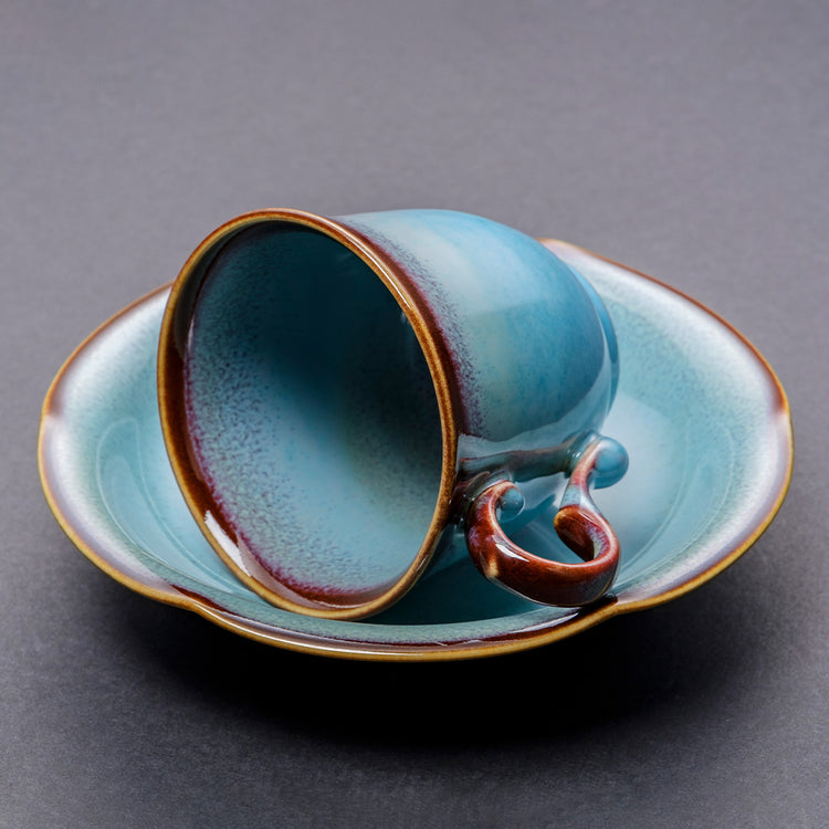 Shinsya Tenmoku Coffee Cup (Blue)