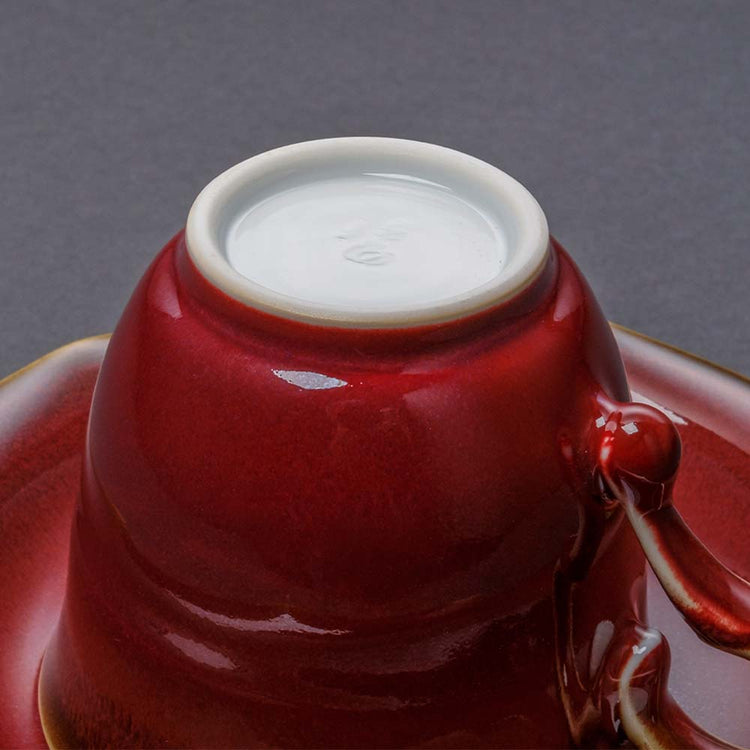 Shinsya Tenmoku Coffee Cup (Red)