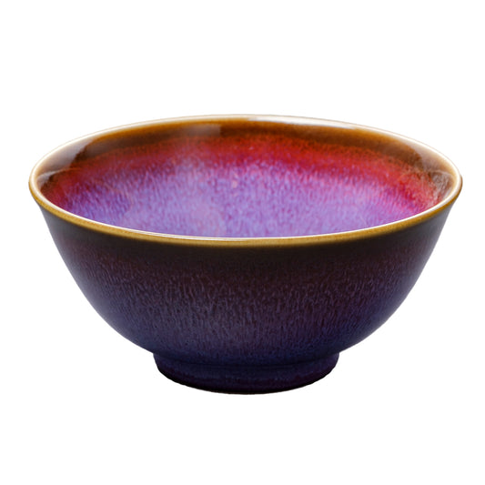 紫辰砂天目スープ碗（紫）