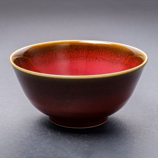 Shinsya Tenmoku Soup Bowl (Red)