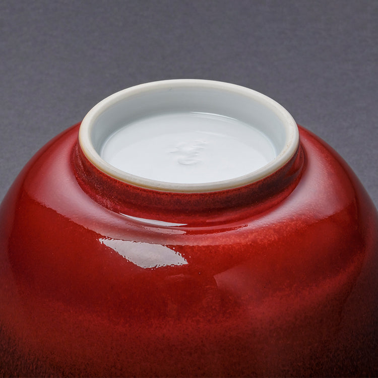 Shinsya Tenmoku Soup Bowl (Red)