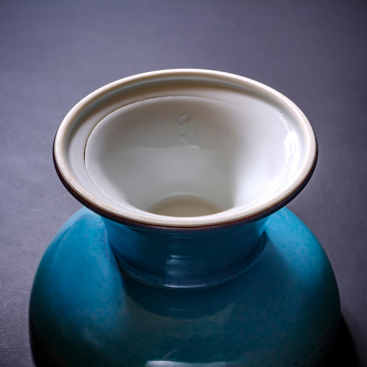 ORIGINAL Shinsya Tenmoku Dog Food Bowl (Blue)