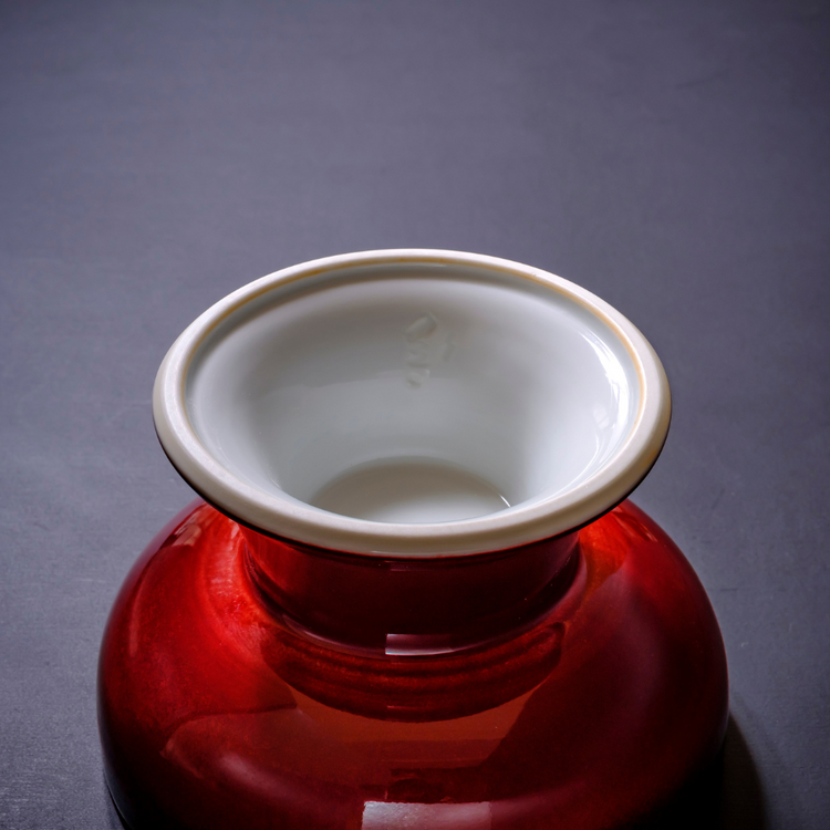 ORIGINAL Shinsya Tenmoku Cat Food Bowl(Red)
