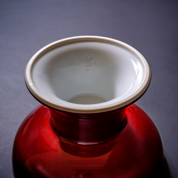 ORIGINAL Shinsya Tenmoku Dog Food Bowl (Red)