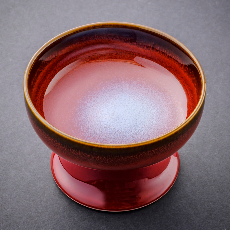 ORIGINAL Shinsya Tenmoku Cat Food Bowl(Red)